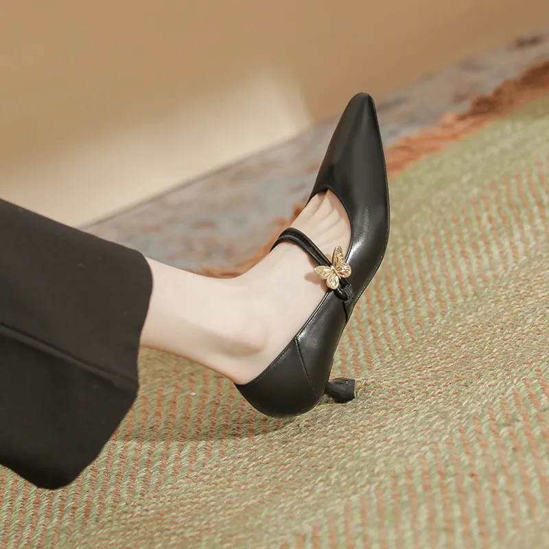 Bamiti Slim Heel High Heels Women's-5