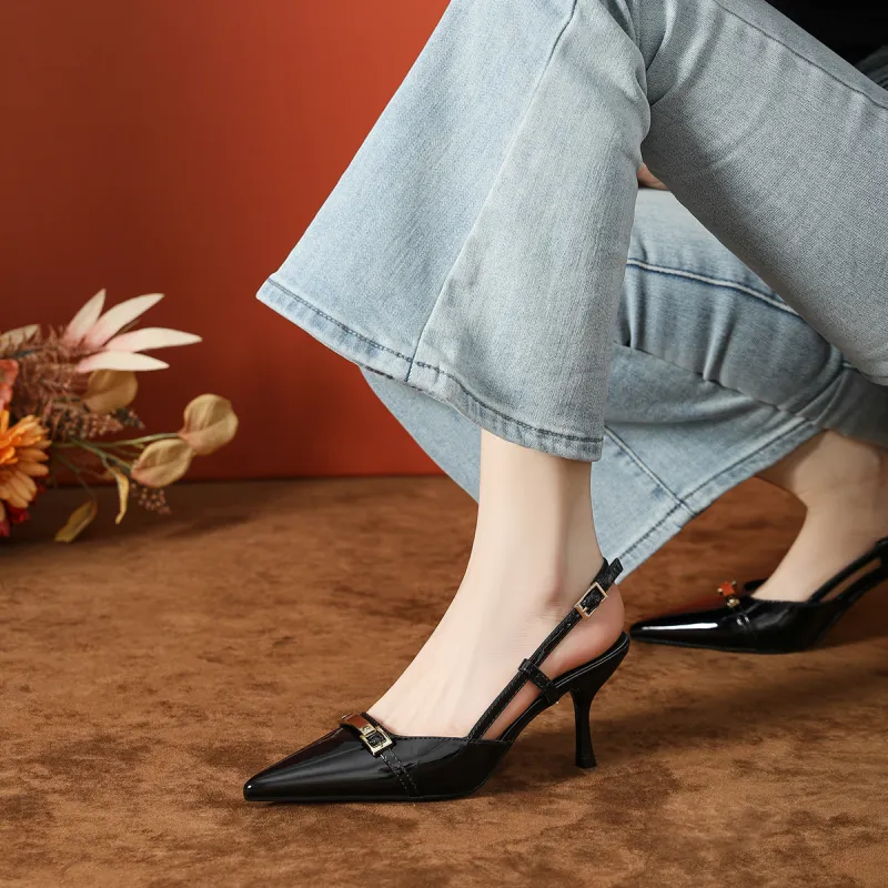 Bamiti Slim Heel High Heels 7cm Women's-3