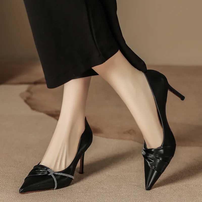 Bamiti As If Treading On Level Ground Slim Heel High Heels 8cm Women's-9