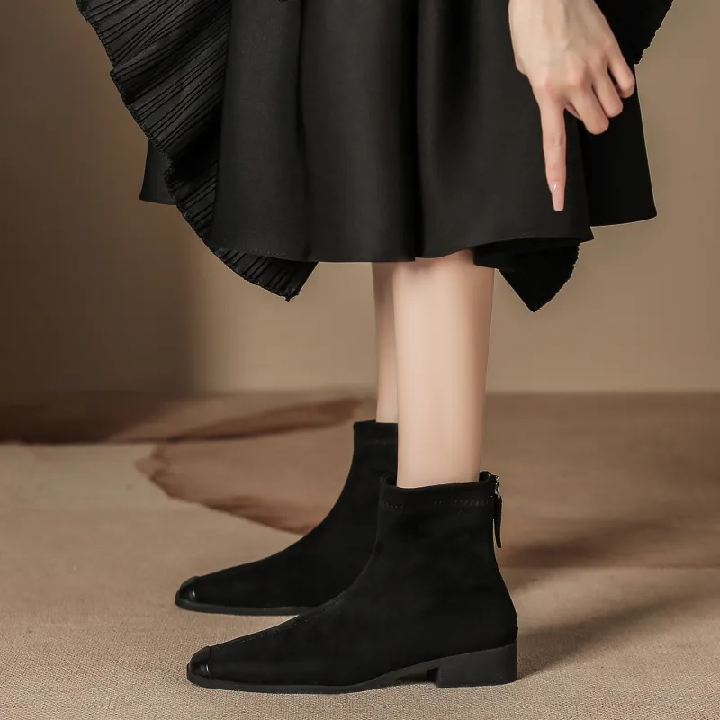 Bamiti As If Treading On Level Ground Ankle Boots Unisex-3