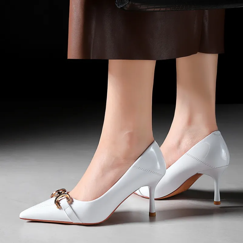 Bamiti As If Treading On Level Ground Slim Heel High Heels 7CM Women's-19