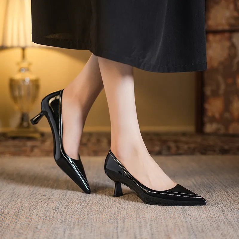 Bamiti Slim Heel High Heels Women's-1