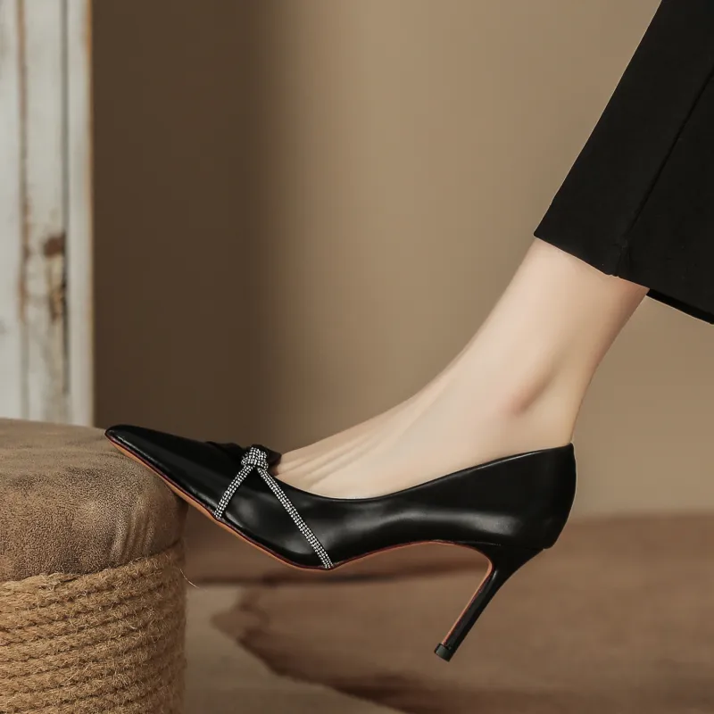 Bamiti As If Treading On Level Ground Slim Heel High Heels 8cm Women's-8