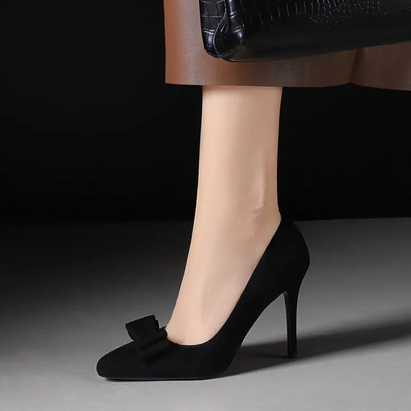 Bamiti As If Treading On Level Ground Slim Heel High Heels 10CM Women's-2