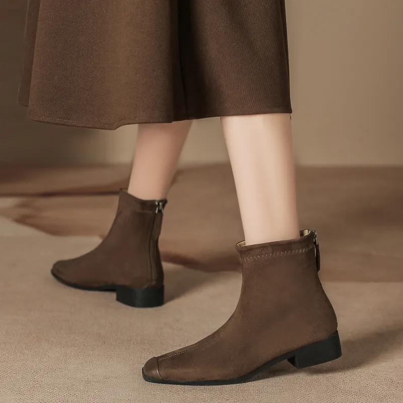 Bamiti As If Treading On Level Ground Ankle Boots Unisex-9