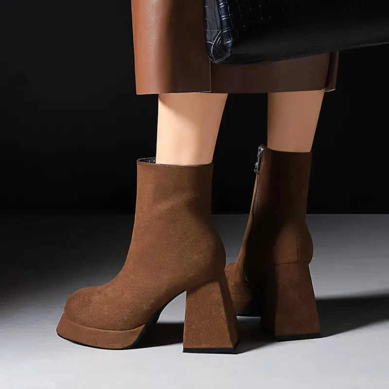Bamiti As If Treading On Level Ground Ankle Boots Women's-15