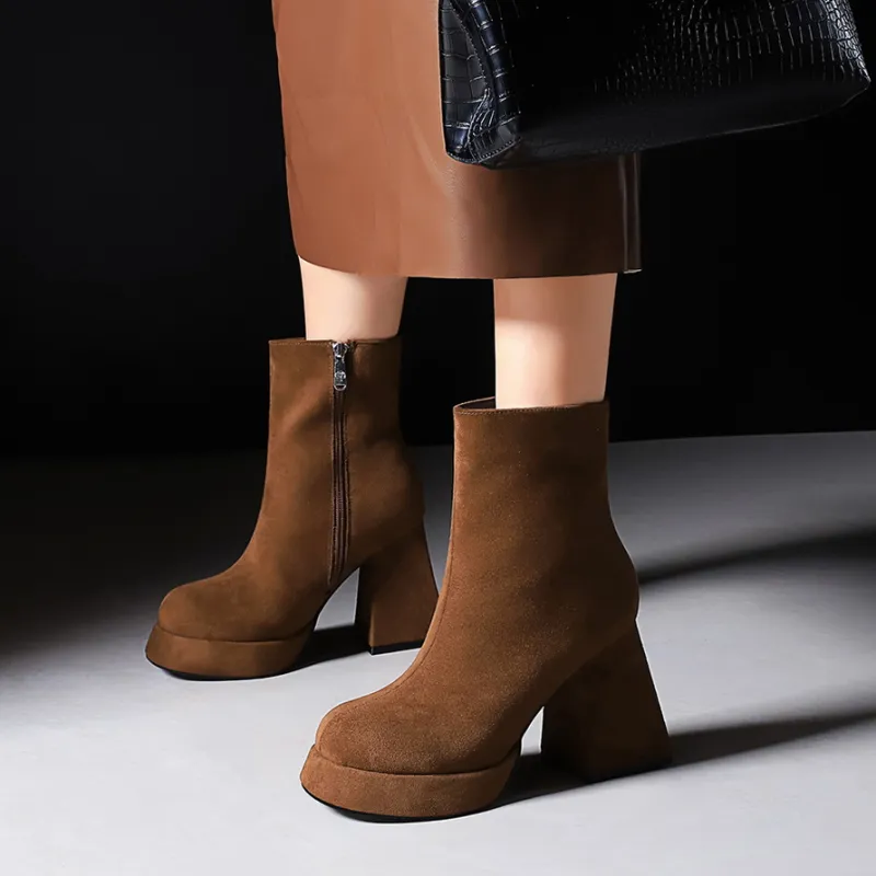 Bamiti As If Treading On Level Ground Ankle Boots Women's-13