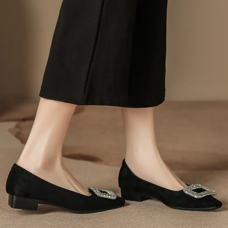 Bamiti As If Treading On Level Ground Chunky Heel High Heels 3CM Women's-2