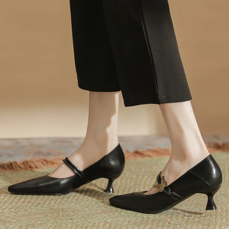 Bamiti Slim Heel High Heels Women's-3