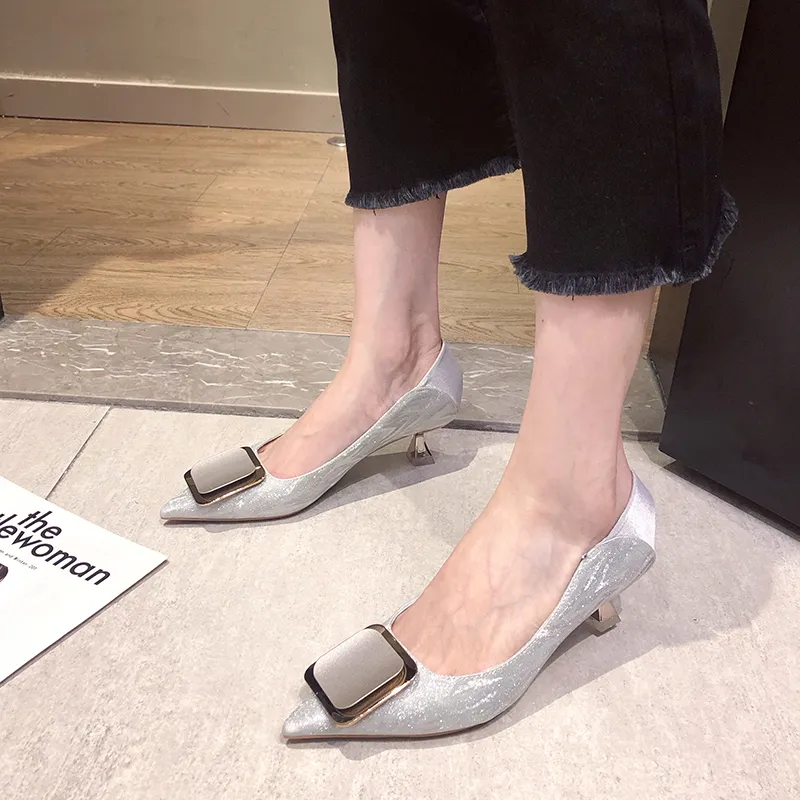 Bamiti Slim Heel High Heels Women's-2