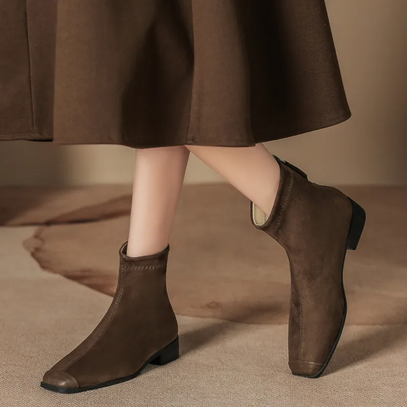 Bamiti As If Treading On Level Ground Ankle Boots Unisex-8