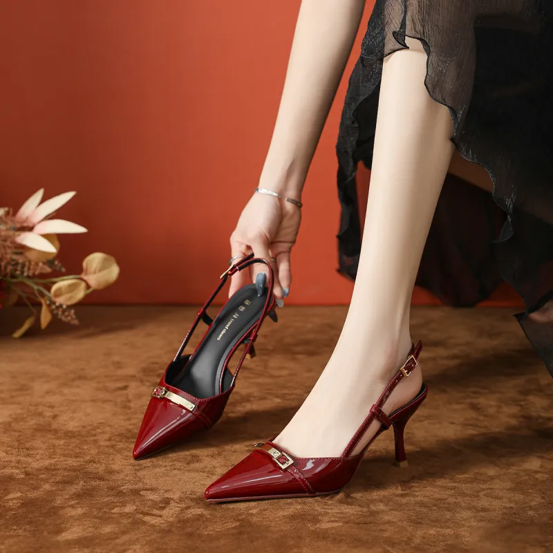 Bamiti Slim Heel High Heels 7cm Women's-13