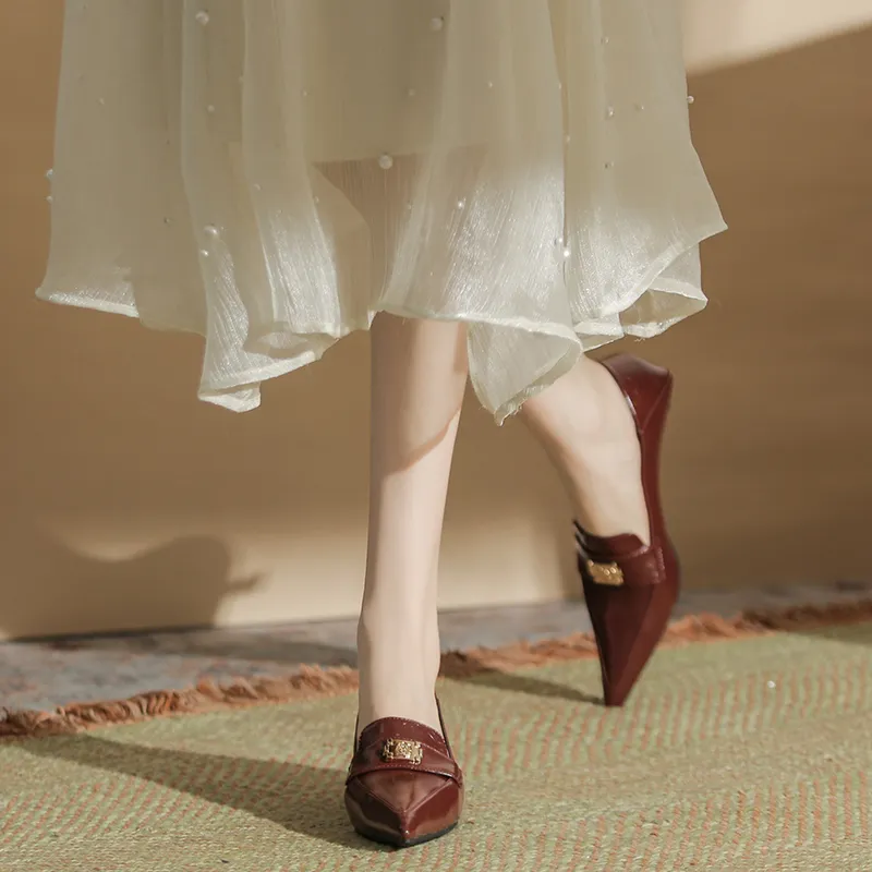 Bamiti Slim Heel High Heels Women's-2