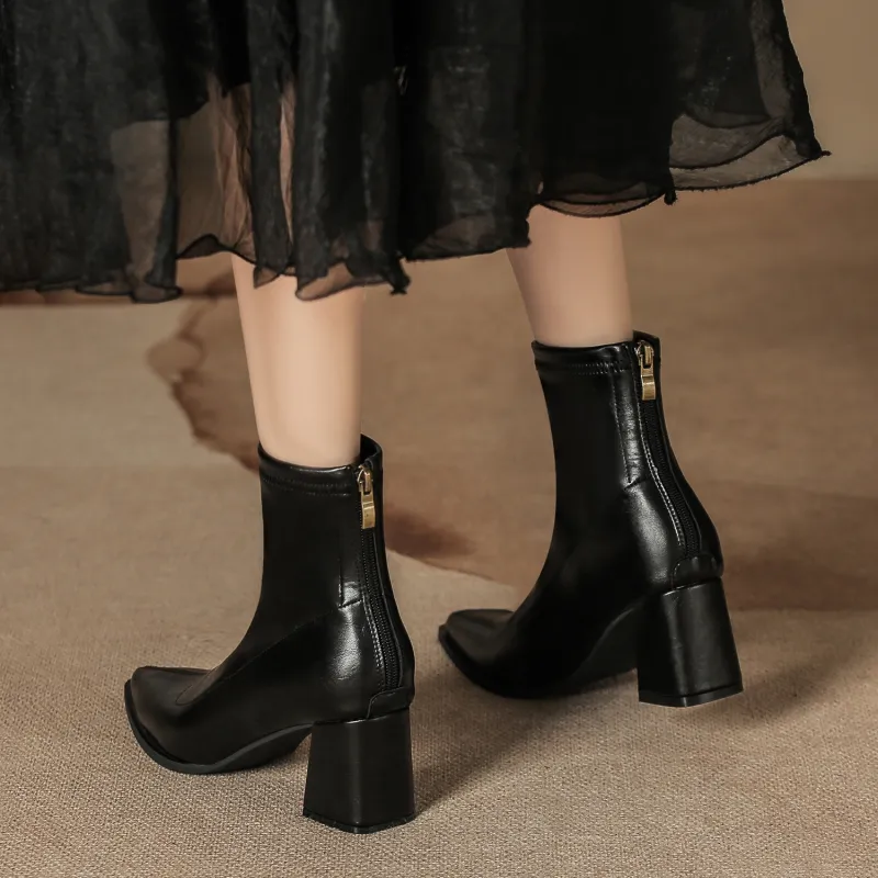 Bamiti As If Treading On Level Ground Ankle Boots 6.5CM Women's-2