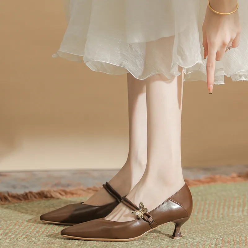 Bamiti Slim Heel High Heels Women's-7