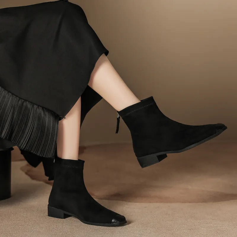 Bamiti As If Treading On Level Ground Ankle Boots Unisex-4