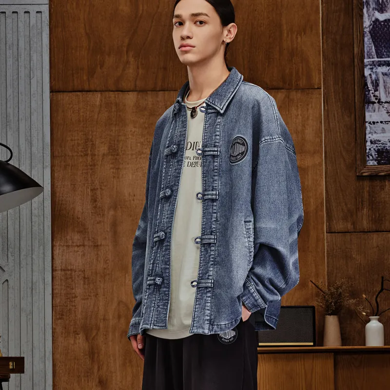 Palladium Denim Jacket Unisex Magic Forest-4
