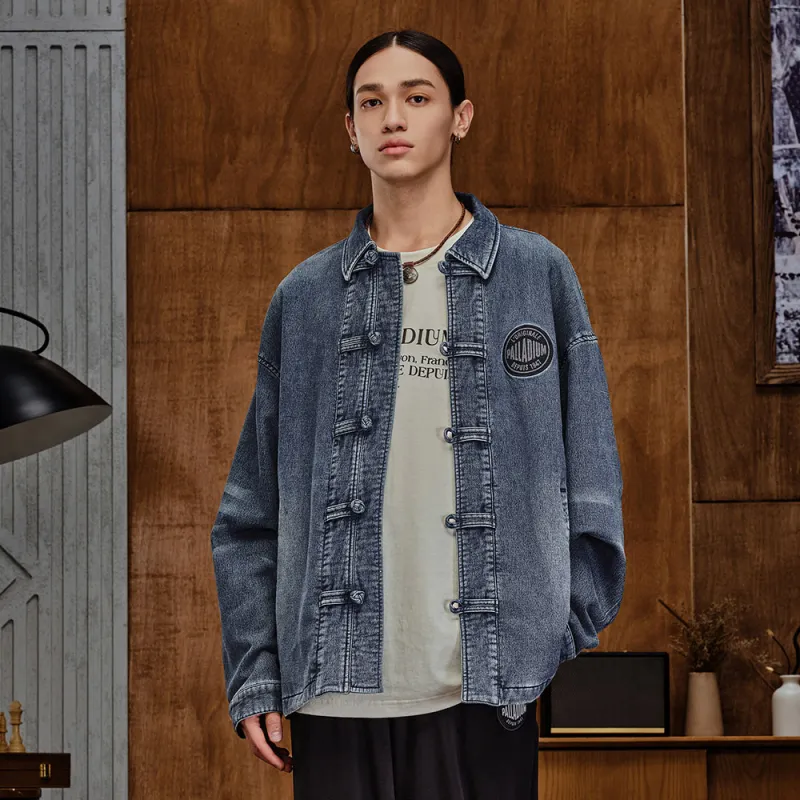 Palladium Denim Jacket Unisex Magic Forest-5