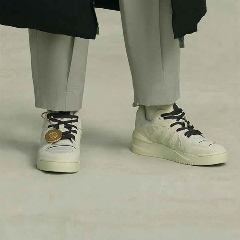 Palladium Low Top Skateboard Shoes Men's White Oyster Black-6
