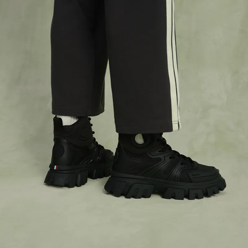 Palladium High Top Chunky Sneakers Men's Oyster Black-8