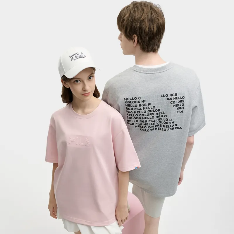 FILA ORIGINALE T Shirt Unisex Breeze Pink-3