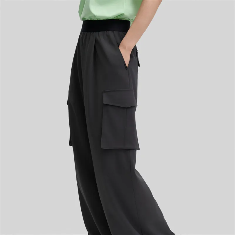 FILA Casual Pants Women's Dawn And Night Gray-3