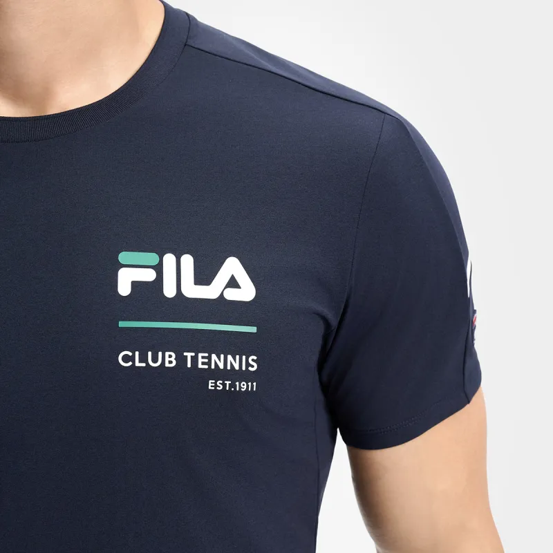 FILA T Shirts Men RD Royal Blue-3