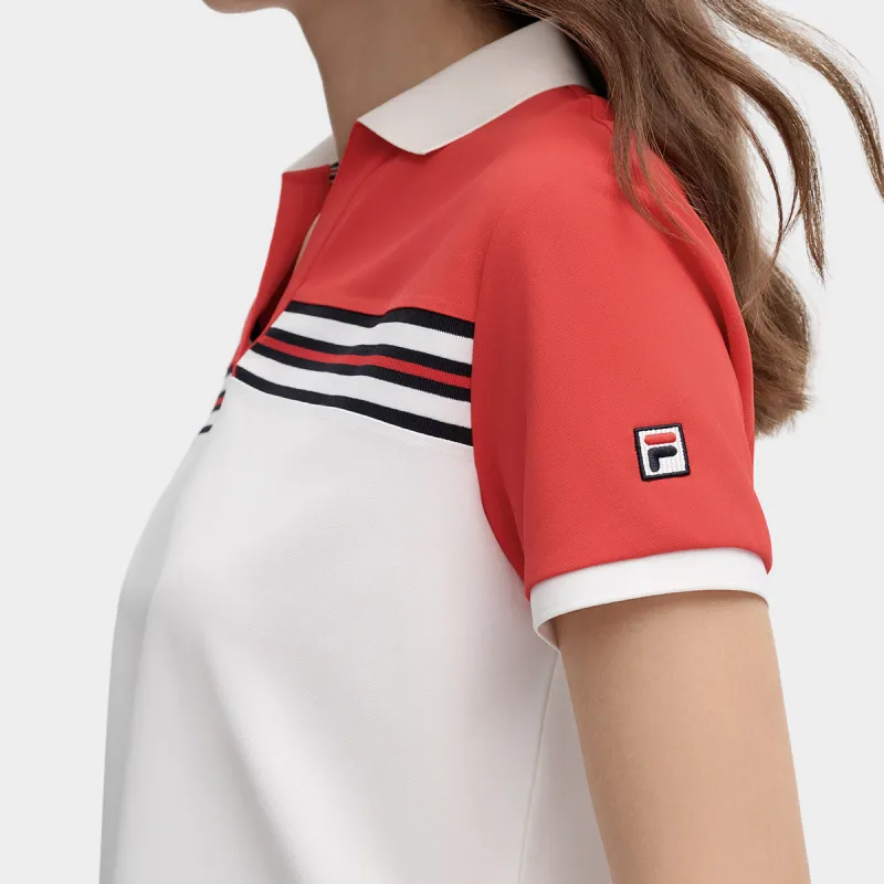 FILA Polo Shirts Women's Legend Red-2