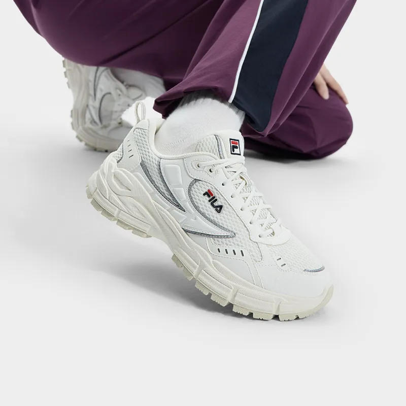 FILA Cushioning Wear-Resistant Low-Top Running Shoes Women's Snow-4