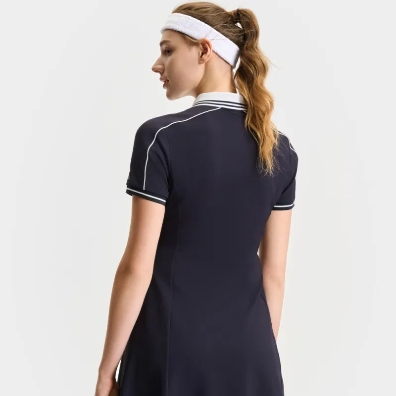 FILA Short Sleeved Dress Women's RD Royal Blue-5