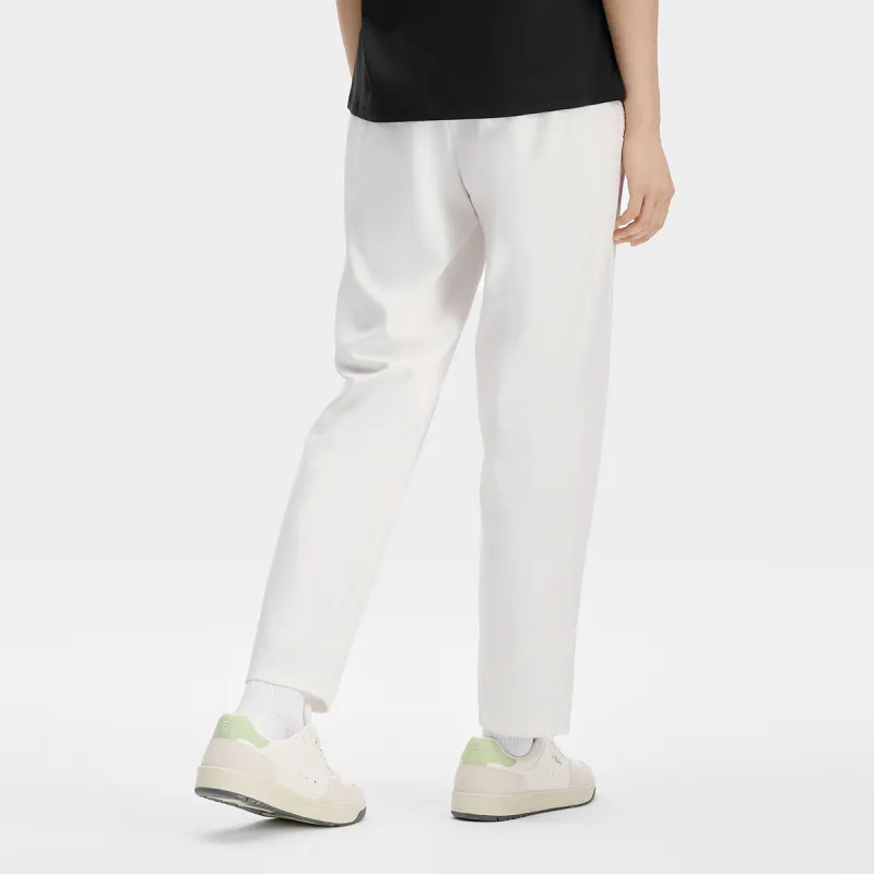 FILA Knitted Sweatpants Women's Cloud White-4
