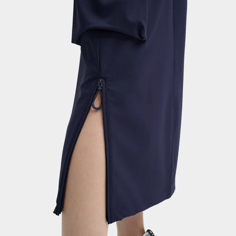 FILA Casual Short Skirts Women's Secret Mirror Blue-7