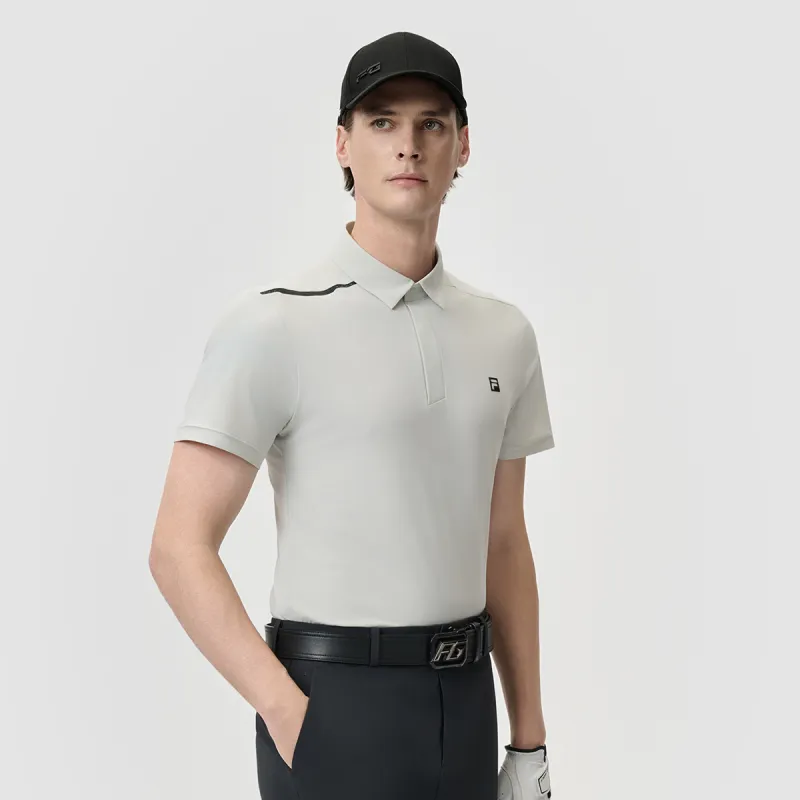 FILA Golf Series Polo Shirt Men's Storm Gray-3