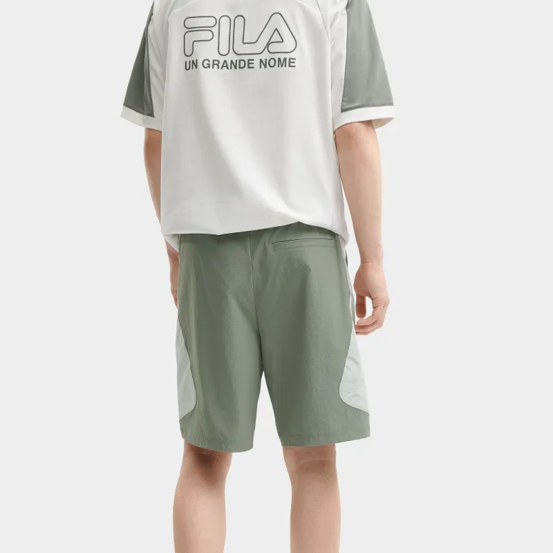 FILA Casual Shorts Men Pine Resin Green-4