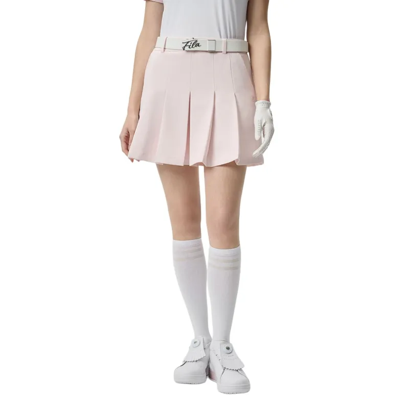 FILA Golf Series Casual Short Skirts Women's Pink Thistle-3