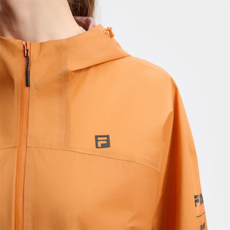 FILA x BBC EARTH Jacket Women's Sunset Orange-3
