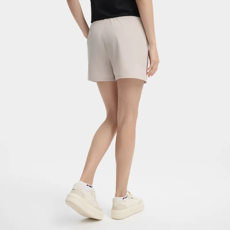 FILA MILANO Italian Luxury Sports Collection Casual Shorts Women's Light Silver Gray-3