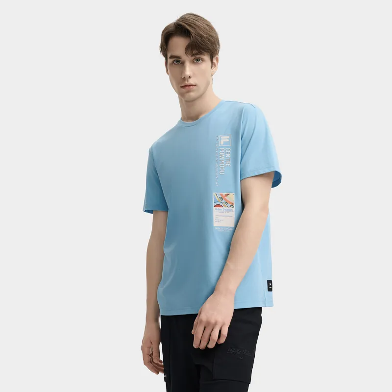 FILA T-Shirt Men's Star Chain Blue-4
