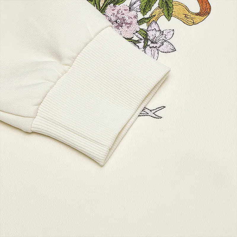 FILA Sweatshirt Women's Light Beige White-8