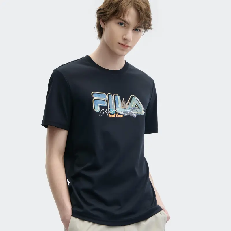 FILA Heritage Collection T Shirt Men's Legend Blue-4