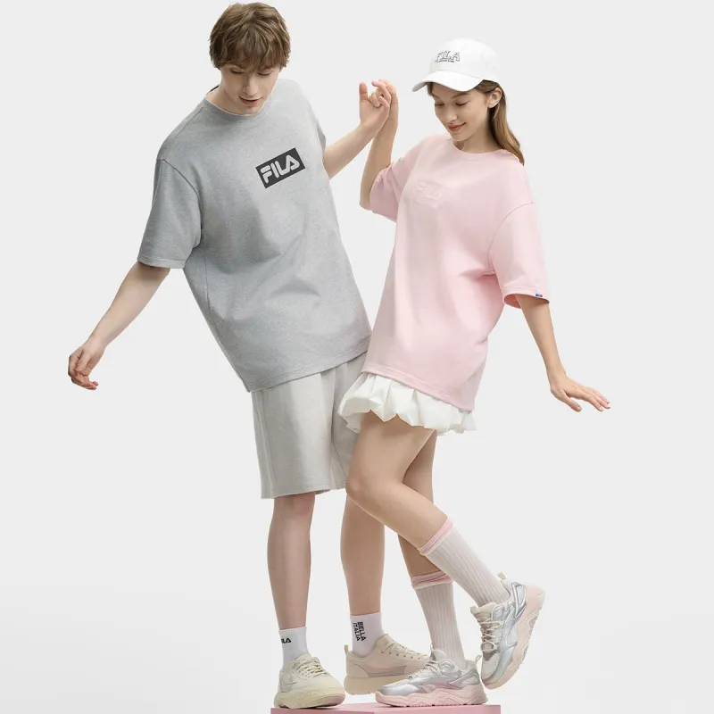 FILA ORIGINALE T Shirt Unisex Breeze Pink-5