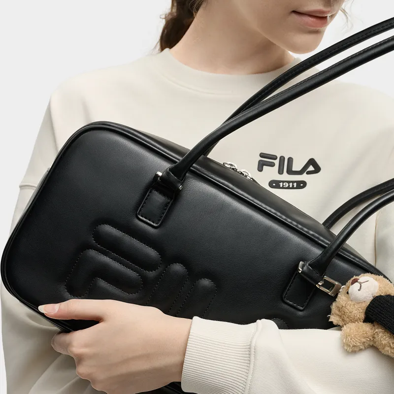 FILA ORIGINALE PU Shoulder Bag Women's Jet Black-4