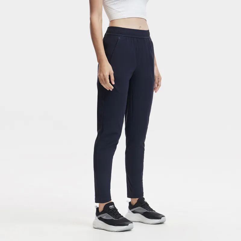 FILA Knitted Sweatpants Women's RD Royal Blue-4