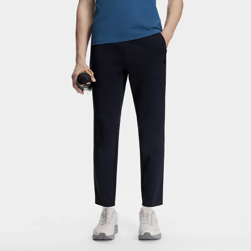 FILA Knitted Sweatpants Men's Pitch Black-3