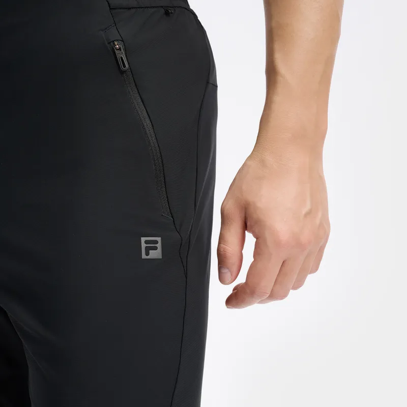 FILA Knitted Sweatpants Men Pitch Black-3