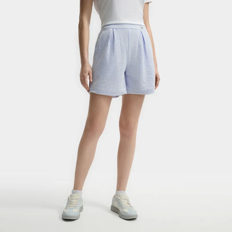 FILA Lifestyle Casual Shorts Women's Ice Heart Blue-4