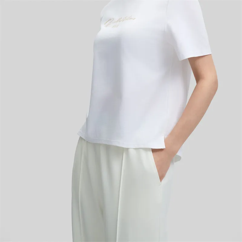 FILA Knitted Sweatpants Women's Cream White-2