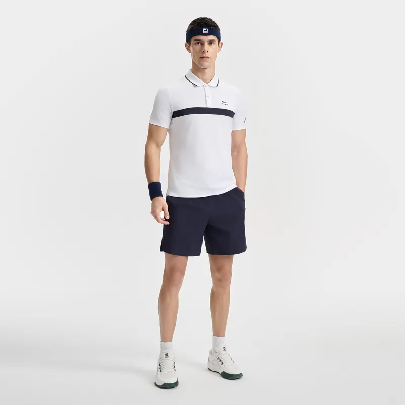 FILA Athletics Tennis Polo Shirt Men's Jade White WT-5