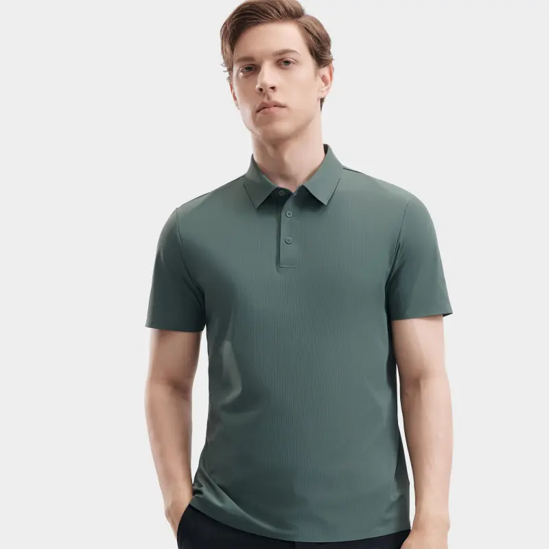 FILA Polo Shirts Men Green Snake Green-3