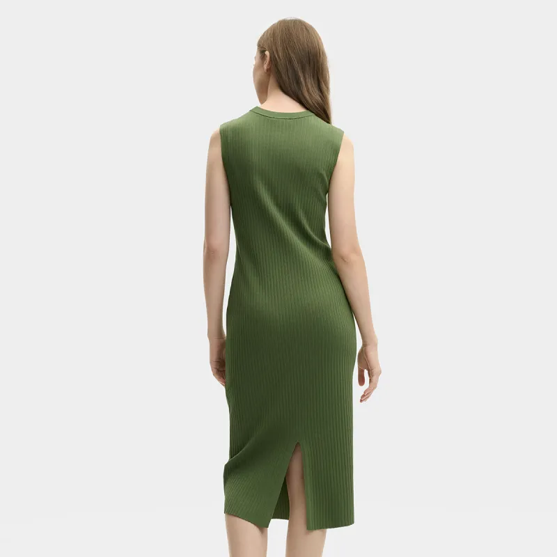FILA MODERN HERITAGE Sleeveless Dress Women's Purple Lotus Green-3